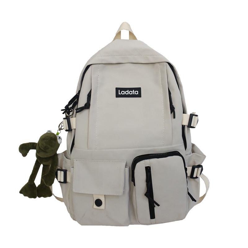 

Oxford Backpack for Women or Men New Student Backpack with Anti-theft and Seismic Resistance College Style Backpack Computer Backpack слоновая кость