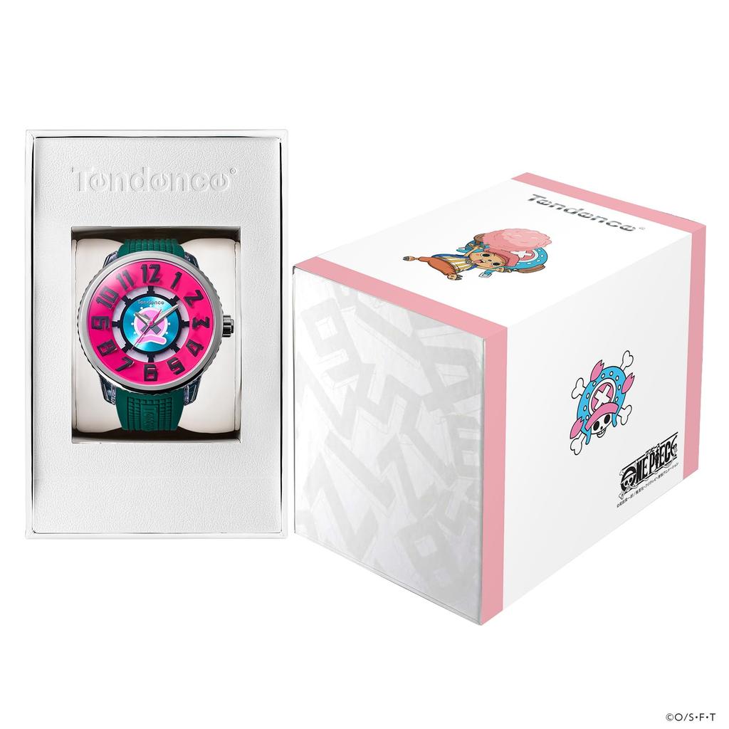 ONE PIECE Collaboration Watch Chopper Model Quartz 10 ATM Water Resistant Mineral Glass Pink Dial TY532026 Unisex [TENDENCE] [Authentic]