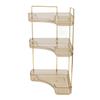 3 Tier Makeup Shelf Organizer Easy Access Aesthetic Corner Bathroom Countertop Organizer for