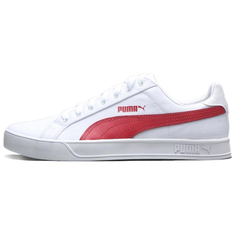 PUMA Smash Vulc Canvas White American Beauty Men s 374754-07 EU 36