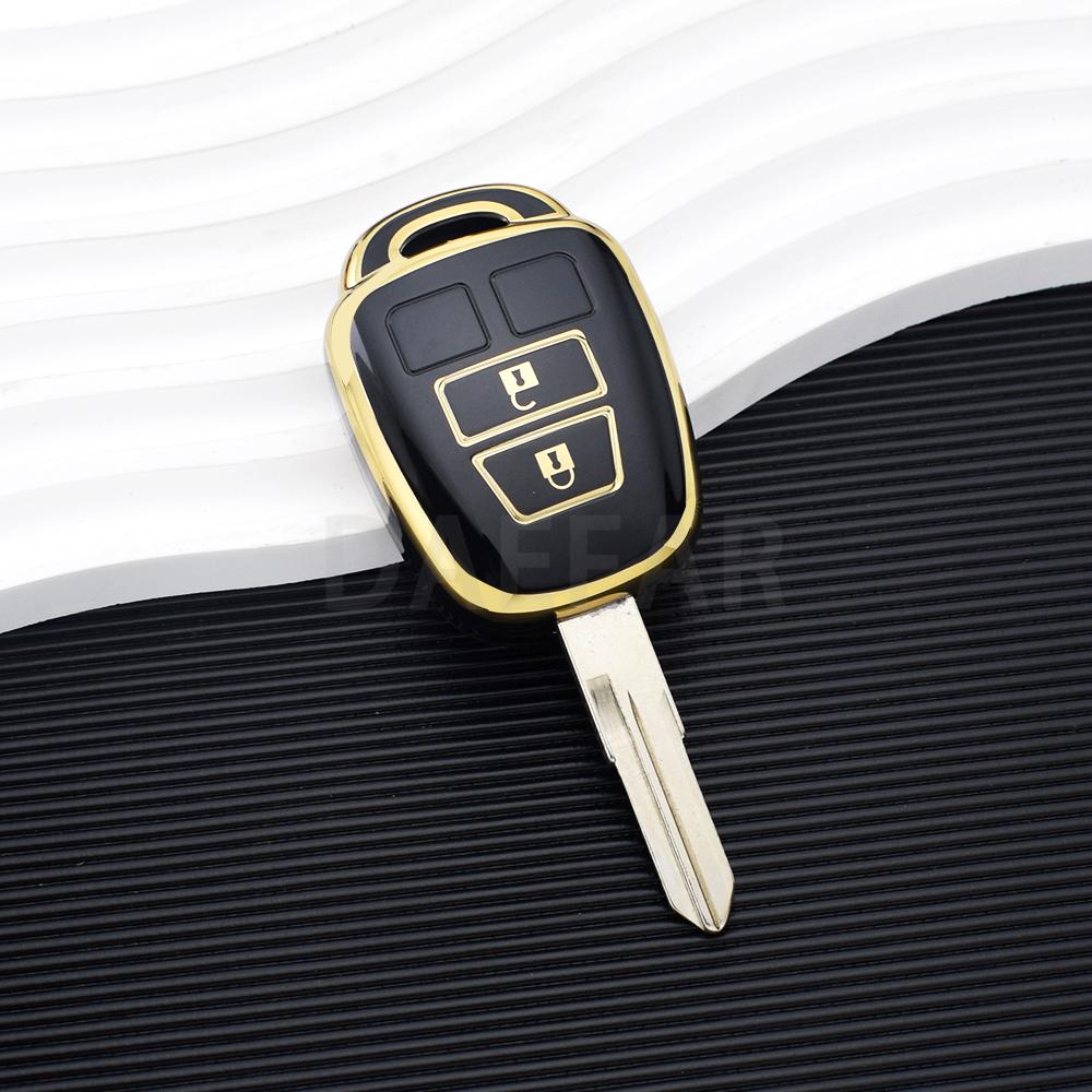 TPU 2 Buttons Car TPU Key Case Cover for Toyota Rav4 MK4 Rav 4 Corolla Fielder Vitz Remote Shell Fob Accessories