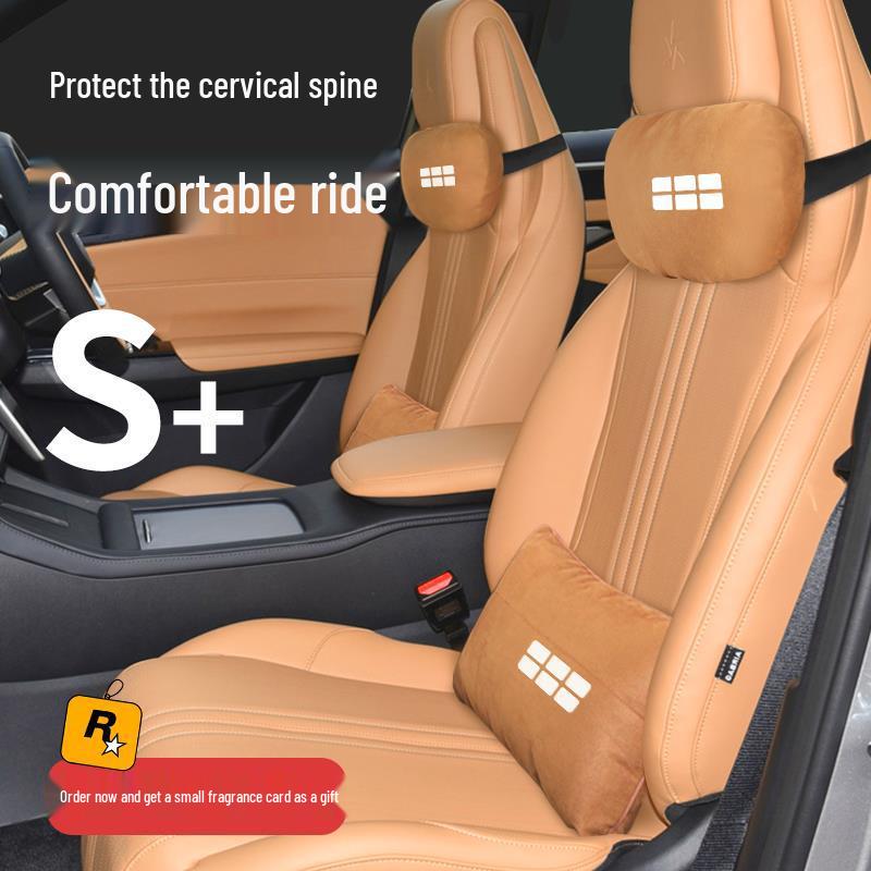 Compatible with Geely Galaxy L7: Headrests, lumbar pillows, seat cushions, neck pillows, and lumbar supports.