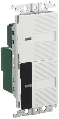 Receptor de control remoto de iluminación de la serie Cosmo Wide 21 con interruptor Firefly B blanco WTC55216W