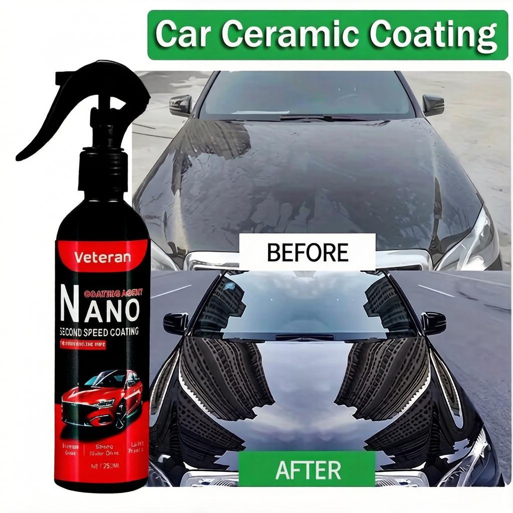 Spray Ceramico per Auto Nano Diamond Wax Polish Idrofobico Quick Coat Sigillante Alta Lucentezza Protezione Vernice per Auto Detailing Resistente ai Graffi