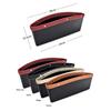 Leather Car Seat Slit Gap Organizer Storage Pocket Multifunction Driver Seat Catcher Cup Key Phone Holder Car Bag Storage Pocket