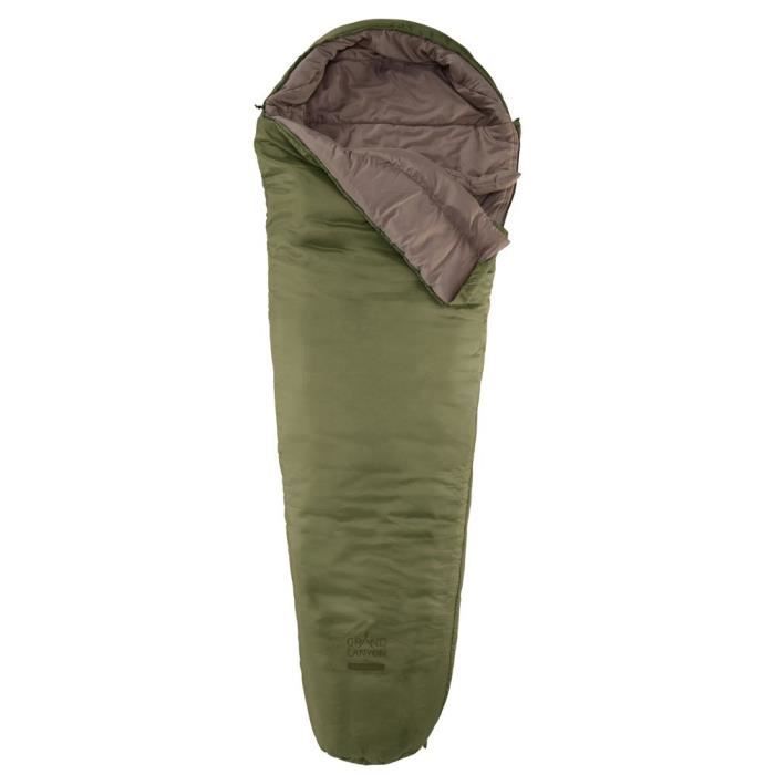 Sac de couchage - grand canyon - kansas 190 - limite 0° - forme momie - polyester anti-déchirure