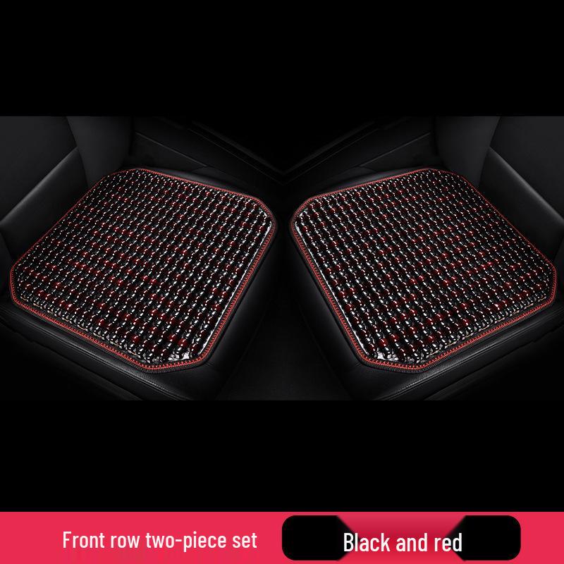 Breathable Wooden Bead Car Seat Cushion - Universal, Cool, Ventilated Mat for All Seasons