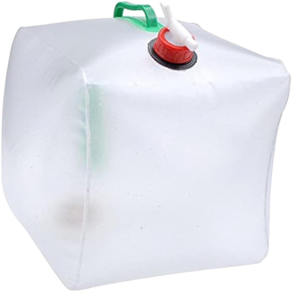 Emergency  Water Storage Tank with Spigot, Portable Outdoor Water Jug for Camping, Hiking, , and Emergency Preparedness