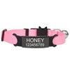 Pet ID Tag Custom Collar Personalized Labels Free Engraving Cat Collar Cute Nylon Adjustable Safety Breakaway Small Dog Necklace