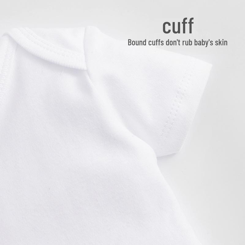 Baby Langarm-Baumwoll-Body mit Bauchschutz für Frühling & Herbst