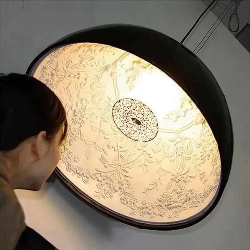 Nordic Garden Style Resin LED Pendant Chandelier - Modern Design for Living Room, Bar & Home Decoration