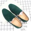 Men's new trend one-pedal youth British height-increasing trendy shoes soft-soled Doudou shoes casual leathershoes