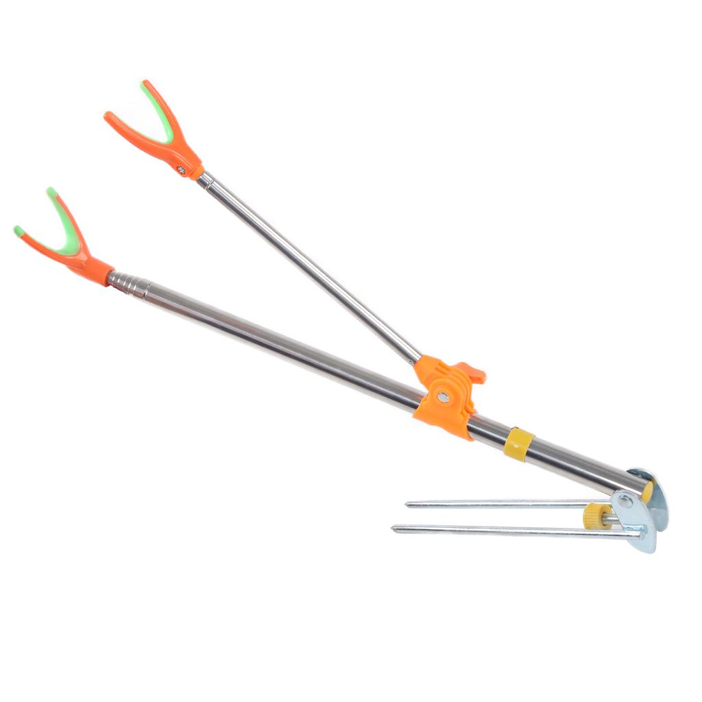 Fishing Rod Bracket Stainless Steel Insertion Multifunction Fish Pole Tackle Supplies2.1 Meters
