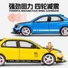 1:24 Mitsubishi EV09 carbon fiber Modification Alloy Model car Fashion Exquisite collectibles Display ornament Boys Toy Gift