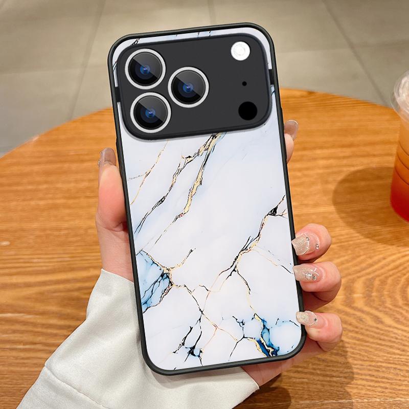Sandstone Marble Case For iPhone 17 Pro Max Case iPhone 16 15 14 13 Pro Max 17E Magnetic For Magsafe Thin Ring Hybrid TPU+PC Matte Cover
