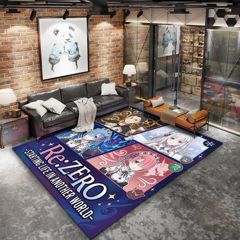 Re Zero Carpet Rug For Living Room Bedroom Home Sofa Decoration Kids Play Nonslip Floor Mat