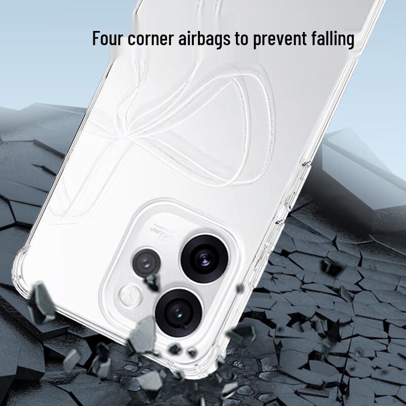 MaiKuQi OPPO Reno15 Anti-Drop Transparent TPU Case