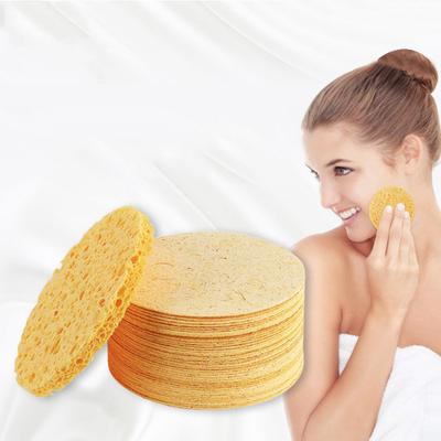 10-teiliges Gesichtsschwamm-Set, wiederverwendbar, rund, saugfähig, komprimiert, natürliches Make-up-Entferner, Peeling, SPA, Gesichtsreinigung, Zellulose-Schwamm