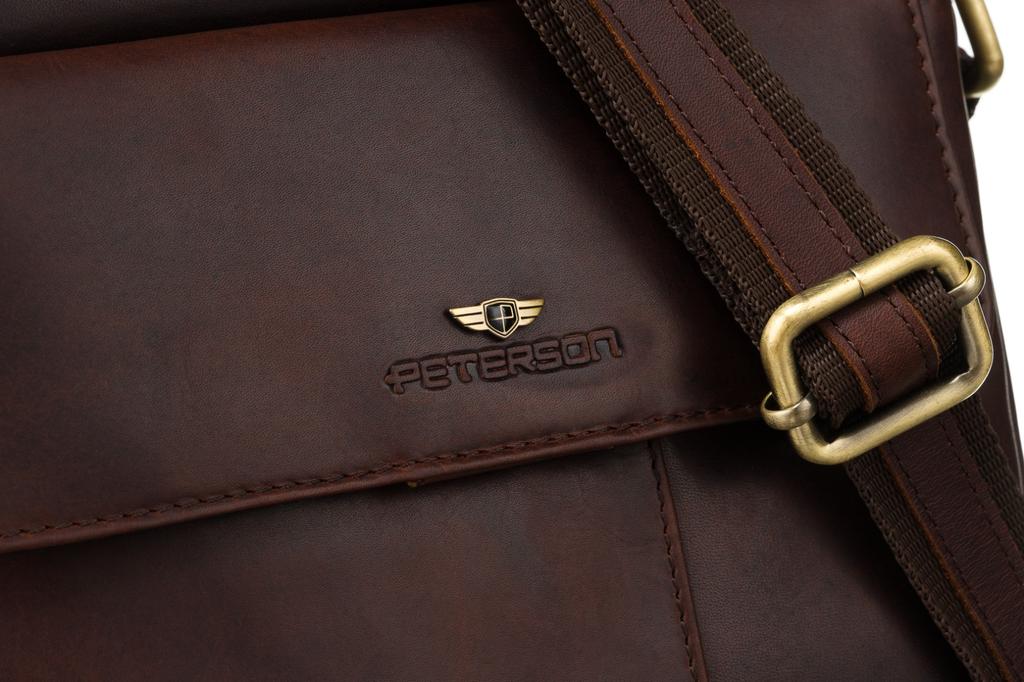 PTN 719-OPU-4734 Braune Ledertasche