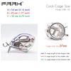 Sex Toy Small Mamba Male Chastity Device Metal Cock Cage with Anti-Fall Off Penile Bondage Stealth Penis Rings for Men Chastity