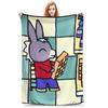 Trotro Collage Cute Cartoon Blanket Portable Fleece Sofa Throw Blanket for Couch Bedding Travel Throws Bedspread Quilt