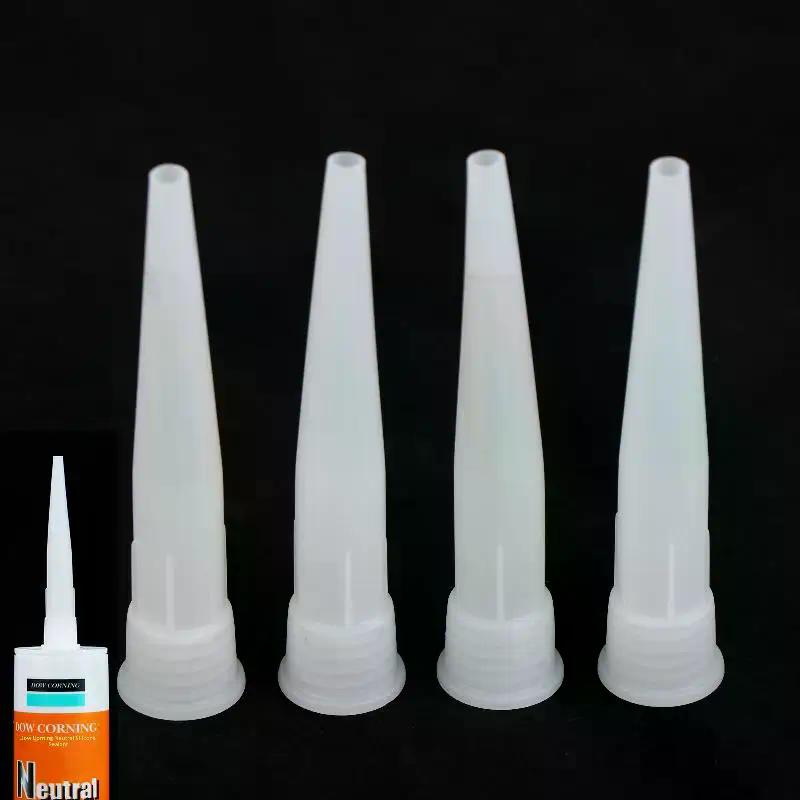 20/40/60 Pezzi Ugelli Universali per Pistola per Sigillante Ugelli in Plastica per Colla per Vetro Suggerimenti per Sigillante Siliconico Strumenti per Sigillare Giunti