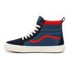 Vans Sk8 Fabric Versatile Comfortable High-Top Skate Shoes Unisex Sneakers Blue Red VN0A4BV72UP