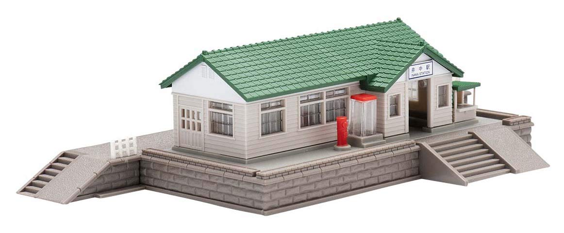 TOMYTEC TOMIX N Gauge Wooden Station Building Set Green 4202 Railway Model Supplies