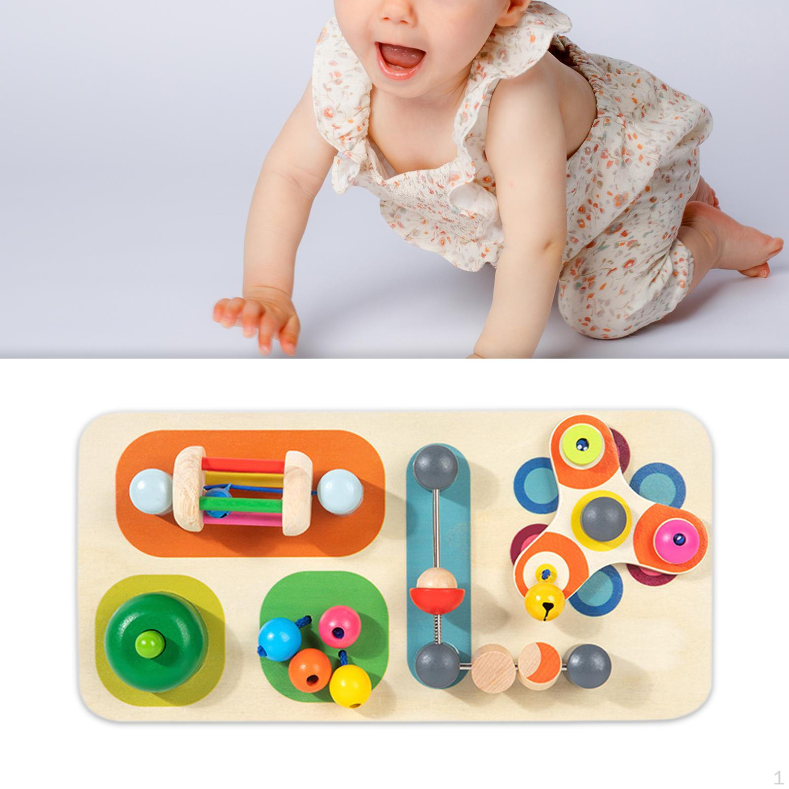 Infant Busy Board Sensory Development Toy Gifts Early Educational Intelligent Puzzle