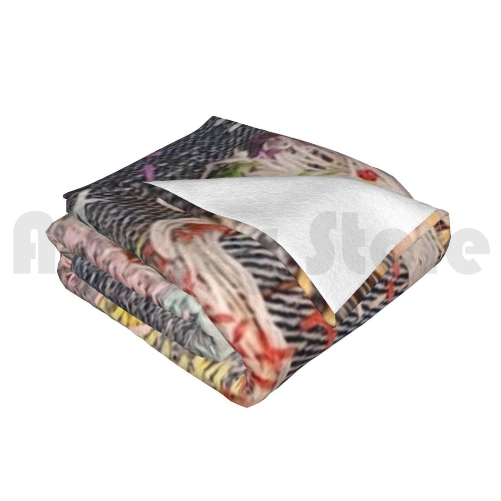Blanket Hat 2264 Embroidery Patchwork Visible Mending Slow Mending Matters