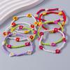 Bohemia Handmade Beaded Bracelets for Women Girls Flower Charms Beads Bracelet Party Holiday Jewelry Gift