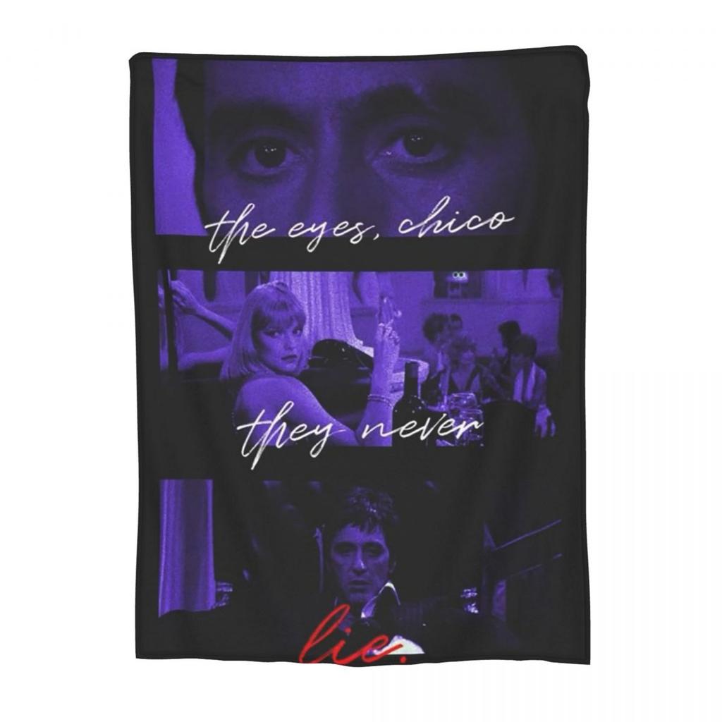 Scarface Tony Movie Blankets Soft Warm Flannel Throw Blanket Cover for Bed Living Room Picnic Travel Home Couch