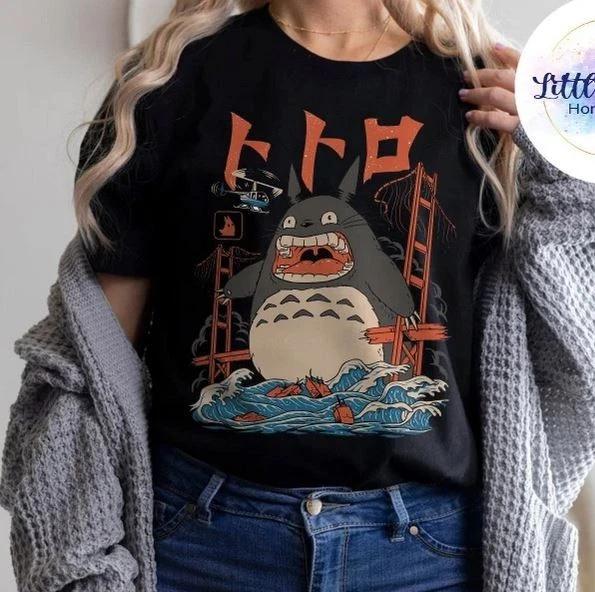 Totoro Shirt, Studio Ghibli Shirt, Miyazaki World Shirt XL