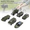 6 Pcs Toy Cars Set Simulation Interactive Educational Pull Back Vehicle Toy Set for Kids Type A
