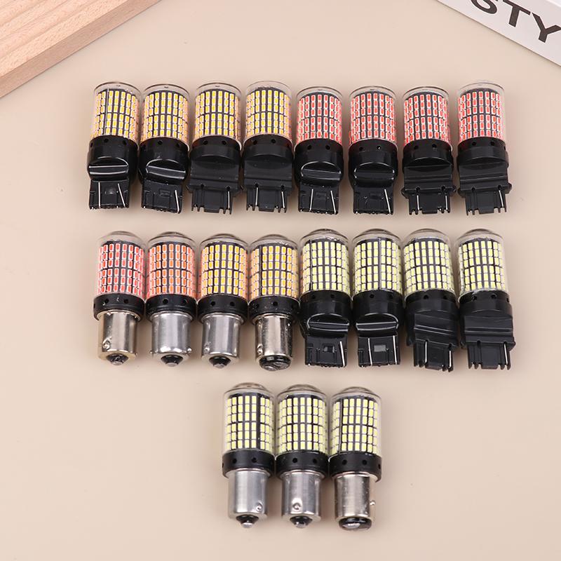 2 Pcs T20 Led Turn Signal Bulbs Canbus 1156 Ba15S P21W 1157 Bay15D P21/5W 7440 7443 W21/5W 3156 3157 Car Rear Brake Light