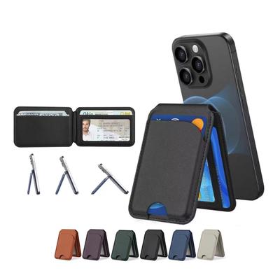 Magnetische Brieftasche Kartenhalter für iPhone 16 Pro Max/15Pro/14Pro/13/12 Serie Kompatibel mit Magsafe Enthält 5 Kartenfächer Design