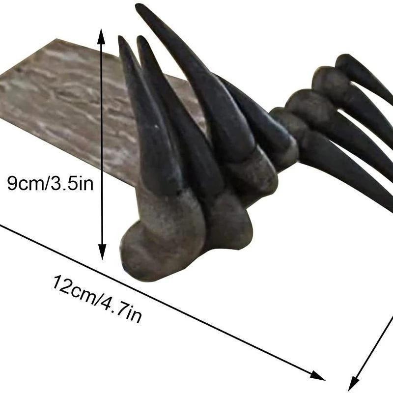 Vuxen Thriller Demonhand Halloween Skräck Demonhand Bokmärke Djävulsklo Harts Hantverk Skrivbordsdekoration Bokmärke Ornament
