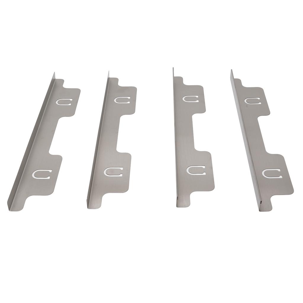2 Pairs 13.78 27.56in Retractable Stove Gap Covers Stainless Steel Stove Gap Fillers for Kitchen Silver