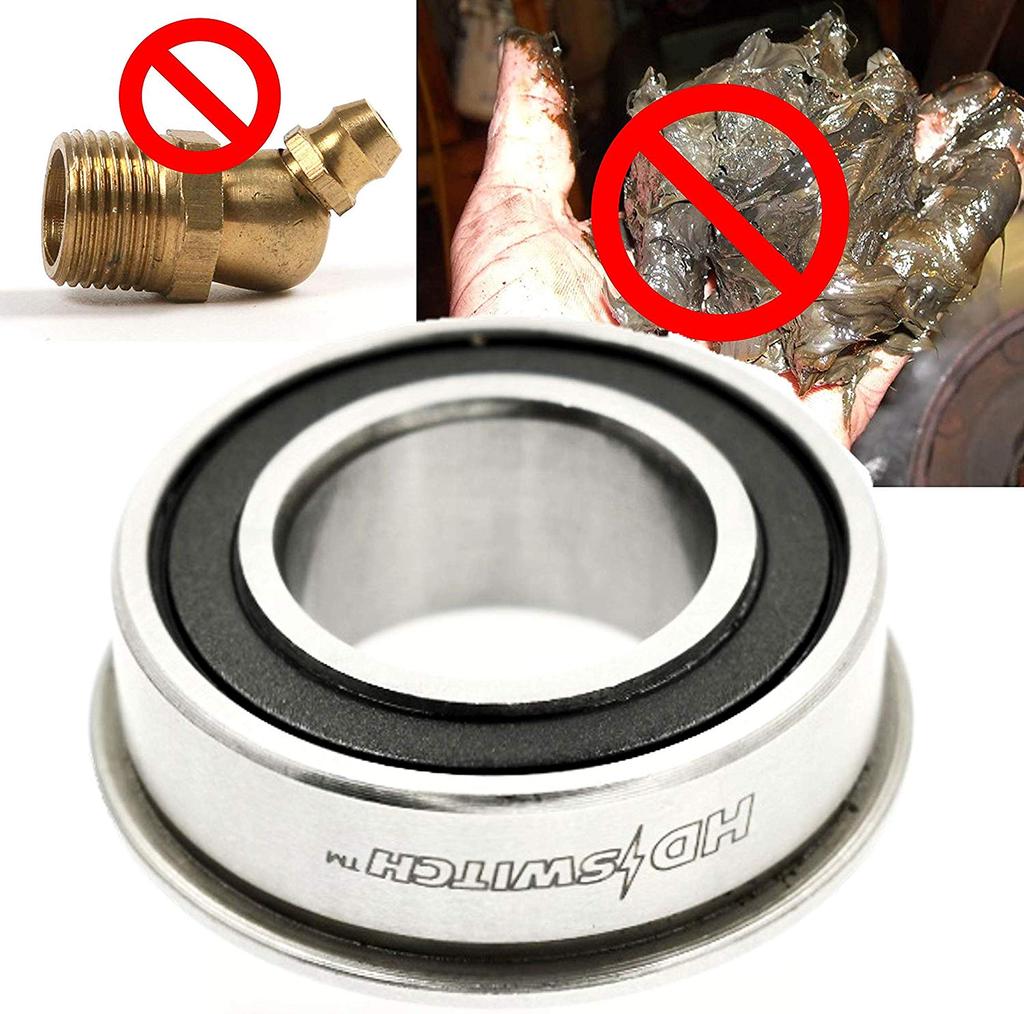 (4 Pack) HD Switch Front Wheel Bearing Bushing To Bearing Conversion Kit Husqvarna AYP Poulan Jonsered Craftsman 532124959 124959