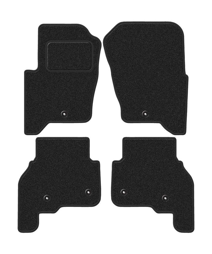 Velurové autokoberce pro: Land Rover Discovery IV SUV (2009-2016) anthra