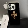 Custodia per Telefono D-Drake O-OvO OWL Per iPhone 16,15,14,13,12,11,Pro,XS,Max,Plus,Mini,SE Nera Caramellata Opaca Cover Antiurto