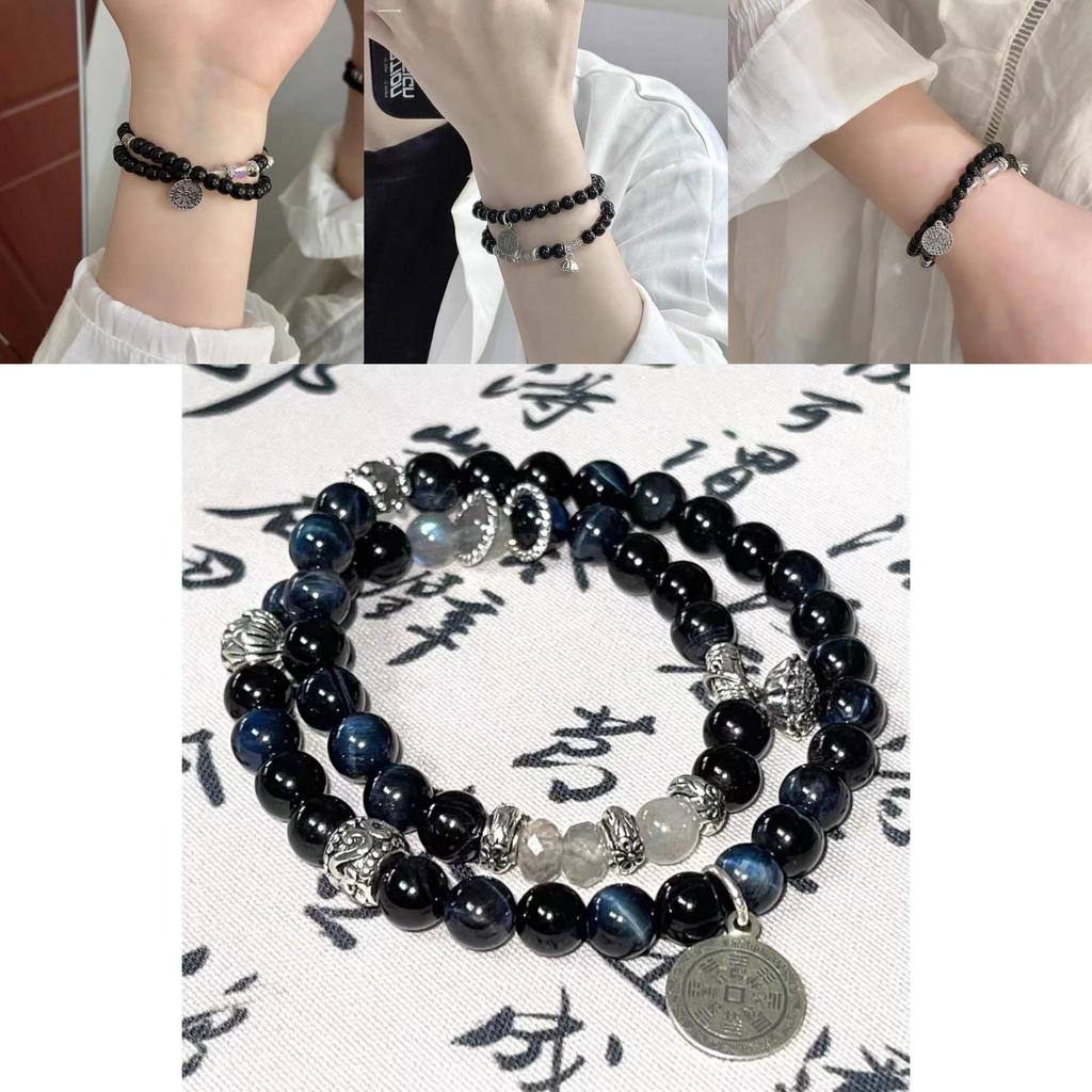 Elegant Alloy Bracelet Retro Geometric Design For Men And Women 2024 Summer