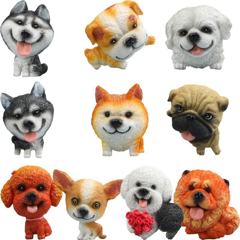 Cute And Cool Corgi Bulldog And Lion Dog Model Figures For Phone Cases And Decorations
