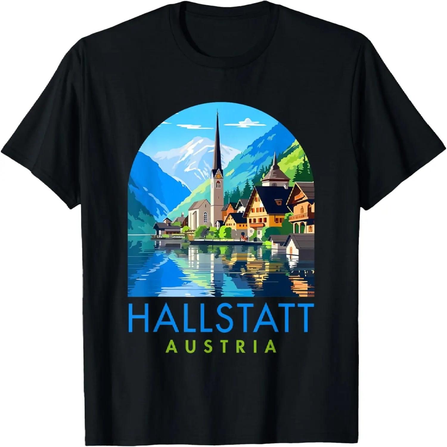 Халльштатт Любитель Путешествий Отпуск Сувенир Халльштатт Австрия Футболка S