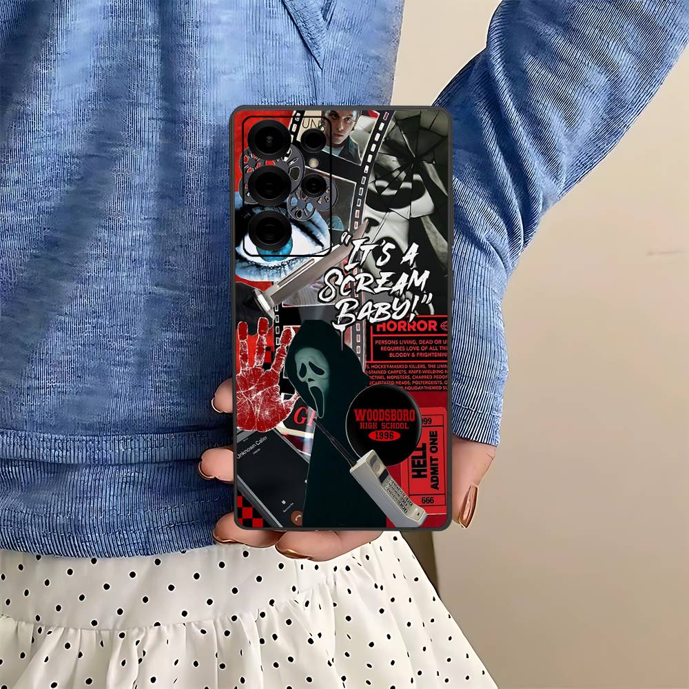 Horor S-scream Dead Phone Case For Samsung S 24 Fe 25 Ultra Plus 20 Lite 21 30 22 23 24 22 Ultra 5G Fundas