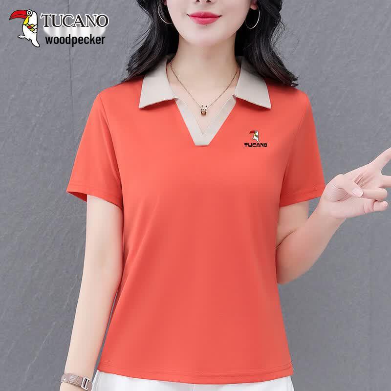 

TUCANO Women s 2026 Summer Pure Cotton Polo Shirt 4XL