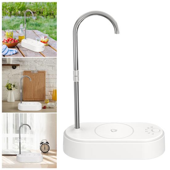 Smart Desktop Water Bottle Pump Automatic Water Dispenser 360-Degree Rotatable Rechargeable Electric Water Gallon Bottle Pump