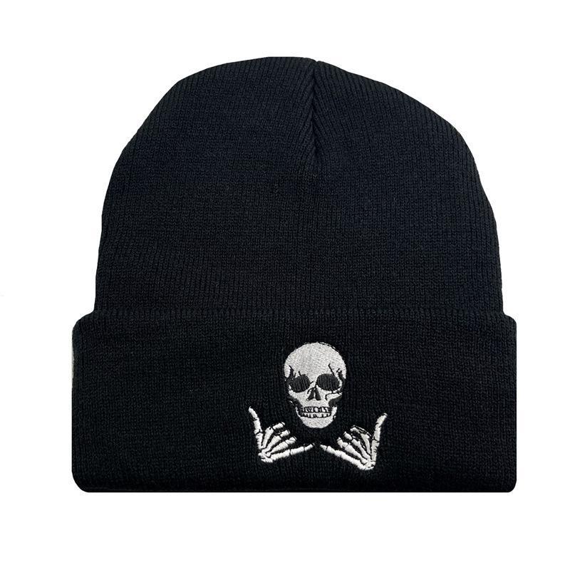 Wintermützen Mütze Herren Damen Gemütliche Winter Strickmütze Beanie Bestickte Warme Mützen Dicke Dehnbare Mütze Unisex Sportmützen Mütze