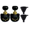 1/2Pcs Cat Paw Foam Soap Dispenser Black Kitty Themed Foaming Pump Bottle