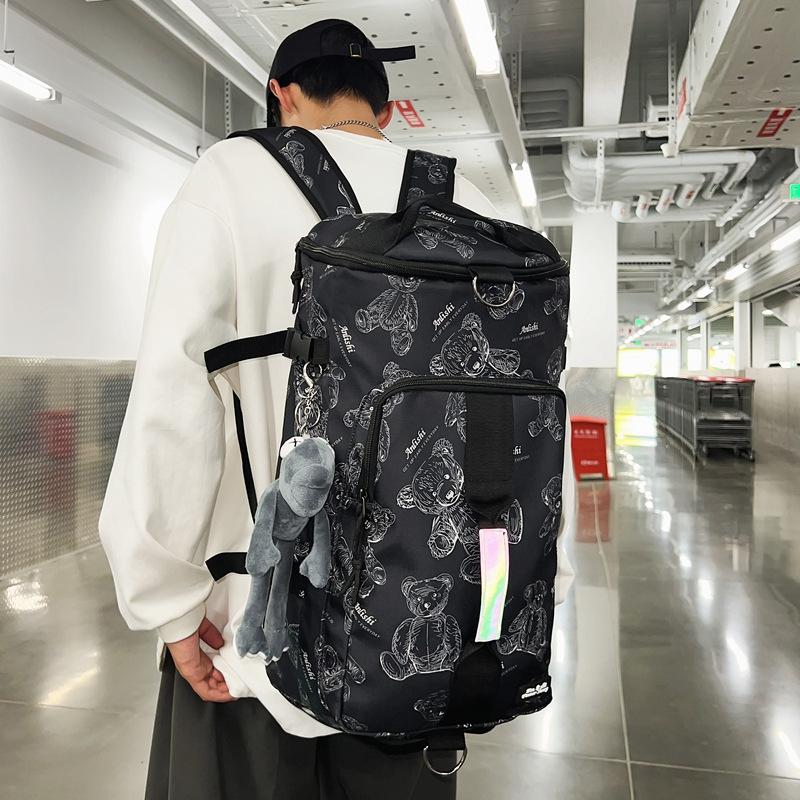 Couple Style Fashion and Trendy Printed Multi-functional Large-capacity Hand-to-door Travel Bag for Home Moving Luggage Bag